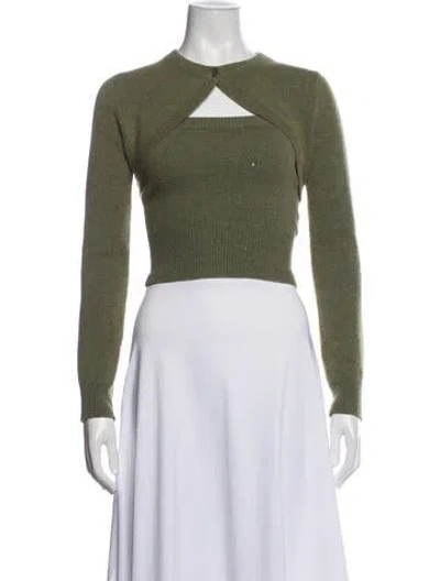 Pre-owned Deveaux Merino Wool Set In Green