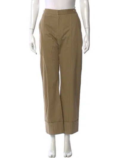 Pre-owned Deveaux Mid-rise Wide Leg Jeans In Neutral