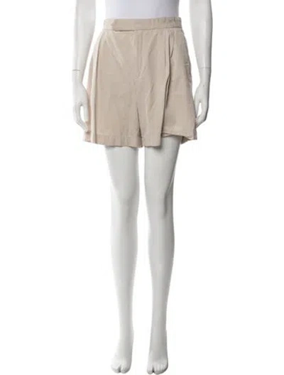 Pre-owned Deveaux Mini Shorts In Neutrals