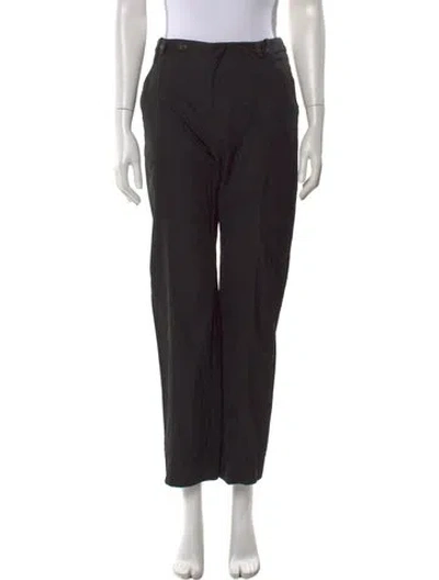 Pre-owned Deveaux Straight Leg Pants In Black