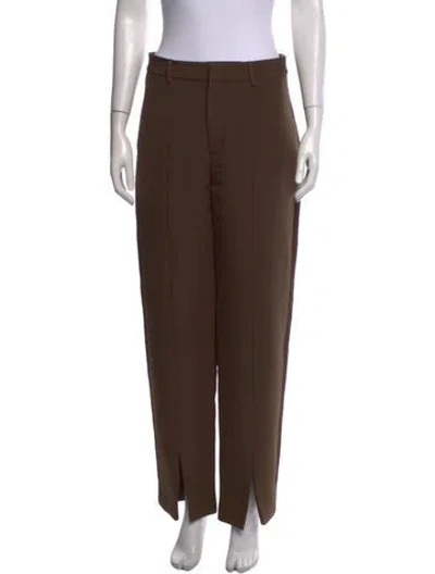 Pre-owned Deveaux Straight Leg Pants In Brown
