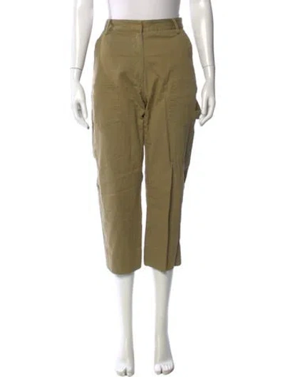 Pre-owned Deveaux Straight Leg Pants In Green