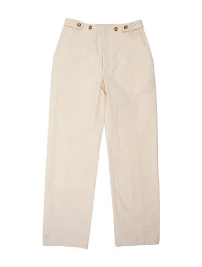 Pre-owned Deveaux Straight Leg Pants In Neutral
