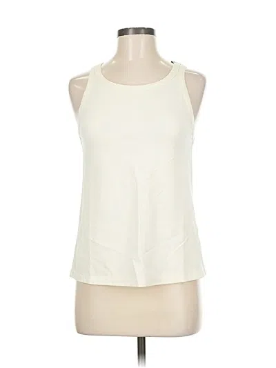 Deveaux Tank Top Ivory Halter Neckline Tops In Neutral