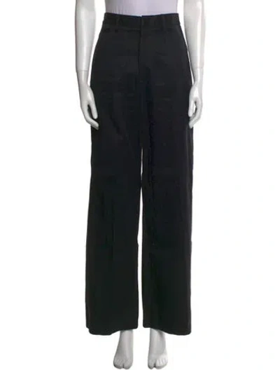 Pre-owned Deveaux Wide Leg Pants In Black