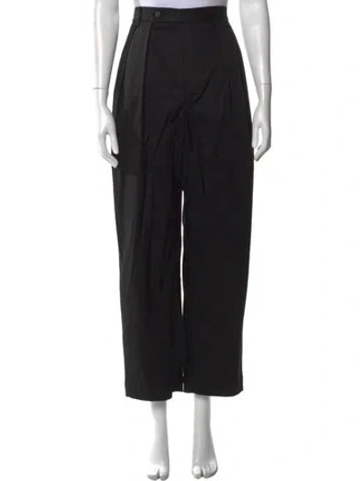 Pre-owned Deveaux Wide Leg Pants In Black