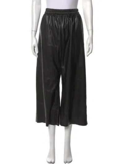 Pre-owned Deveaux Wide Leg Pants In Black