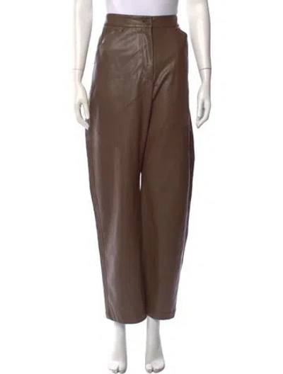 Pre-owned Deveaux Wide Leg Pants In Brown