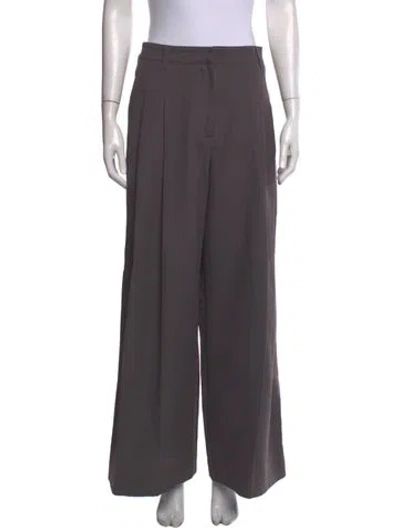 Pre-owned Deveaux Wide Leg Pants In Gray