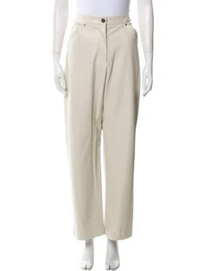 Pre-owned Deveaux Wide Leg Pants In Neutral