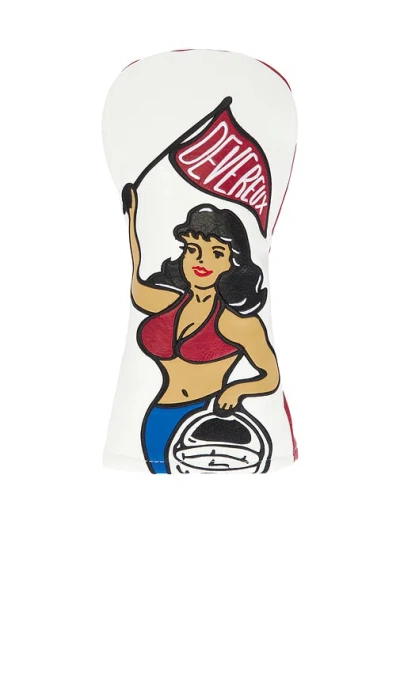 Devereux Golf Range Girl Shaped Driver In 白色 & 红色