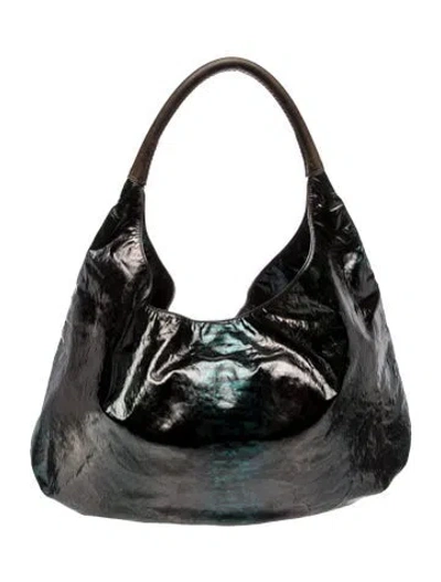 Pre-owned Devi Kroell Leather Hobo In Black
