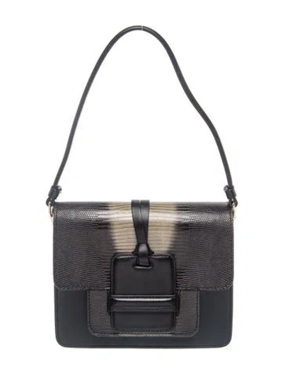 Pre-owned Devi Kroell Leather Shoulder Bag In Black