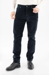 Devil-dog Dungarees Stretch Corduroy Five Pocket Pants In Black