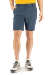 Devil-dog Dungarees 8-inch Hybrid Chino Shorts In Navy Blazer