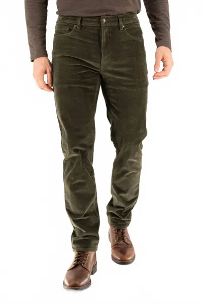 Devil-dog Stretch Corduroy Pant In Forest Night In Black