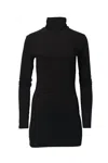 Devinto Patti Jersey Mini Dress In Black In Black