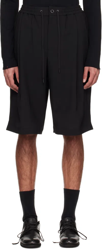 Devoa Black Hybrid Shorts