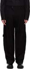 Devoa Black Jodhpur Trousers In Black