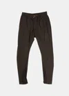 DEVOA DEVOA BLACK JOGGER PANTS