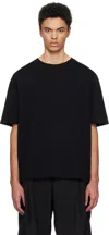 Devoa Cotton T-shirt In Black