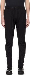 Devoa Black Slim Trousers In Black