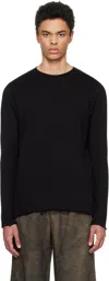 Devoa Cotton T-shirt In Black