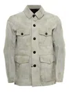 Devoa Bleached-effect Denim Jacket