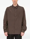 Devoa Buttoned Shirt In Brown