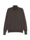 Devoa Button-up Cardigan In Gray