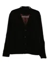 Devoa Camel Cardigan In Black