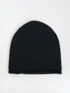 Devoa Cashmere Beanie In Black