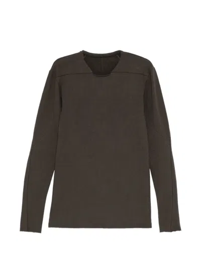 Devoa Long-sleeve Anatomical T-shirt In Gray