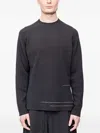 Devoa Ribbed-knit Pullover Sweater In Black