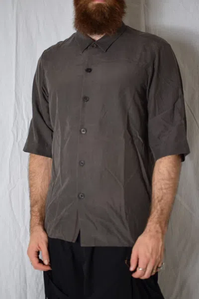 Pre-owned Devoa Silk-blend Shirt In Brown