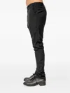 Devoa Wool-blend Regular Trousers In Black
