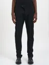Devoa Wool Trousers With Pleats In Black
