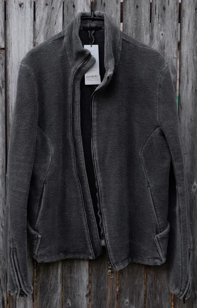 Pre-owned Devoa X The Viridi Anne | Aw17 Fencing Biker Wabi Sabi Jacket In Grey