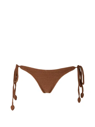 Devon Ammie Bikini Bottoms In Brown