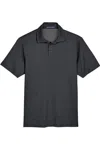 Devon & Jones Crownlux Performance Address Mlange Polo In Black