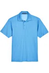 Devon & Jones Crownlux Performance Address Mlange Polo In Blue