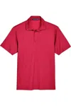 Devon & Jones Crownlux Performance Address Mlange Polo In Red