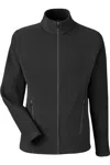 Devon & Jones Crownlux Performance Fleece Full-zip Jacket In Black