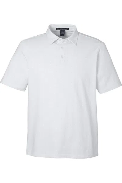 Devon & Jones Crownlux Performance Geo Polo In White