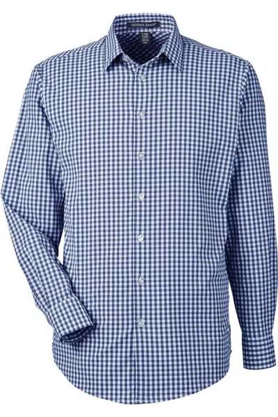 Devon & Jones Crownlux Performance Gingham Dress Shirt In Transparent