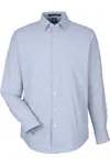 Devon & Jones Crownlux Performance Microstripe Dress Shirt In Blue