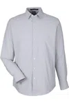Devon & Jones Crownlux Performance Microstripe Dress Shirt In Gray