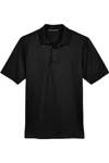 Devon & Jones Crownlux Performance Tall Plaited Long Sleeve Polo In Black