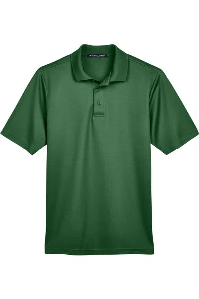 Devon & Jones Crownlux Performance Plaited Polo In Green