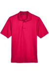 Devon & Jones Crownlux Performance Address Mlange Polo In Red